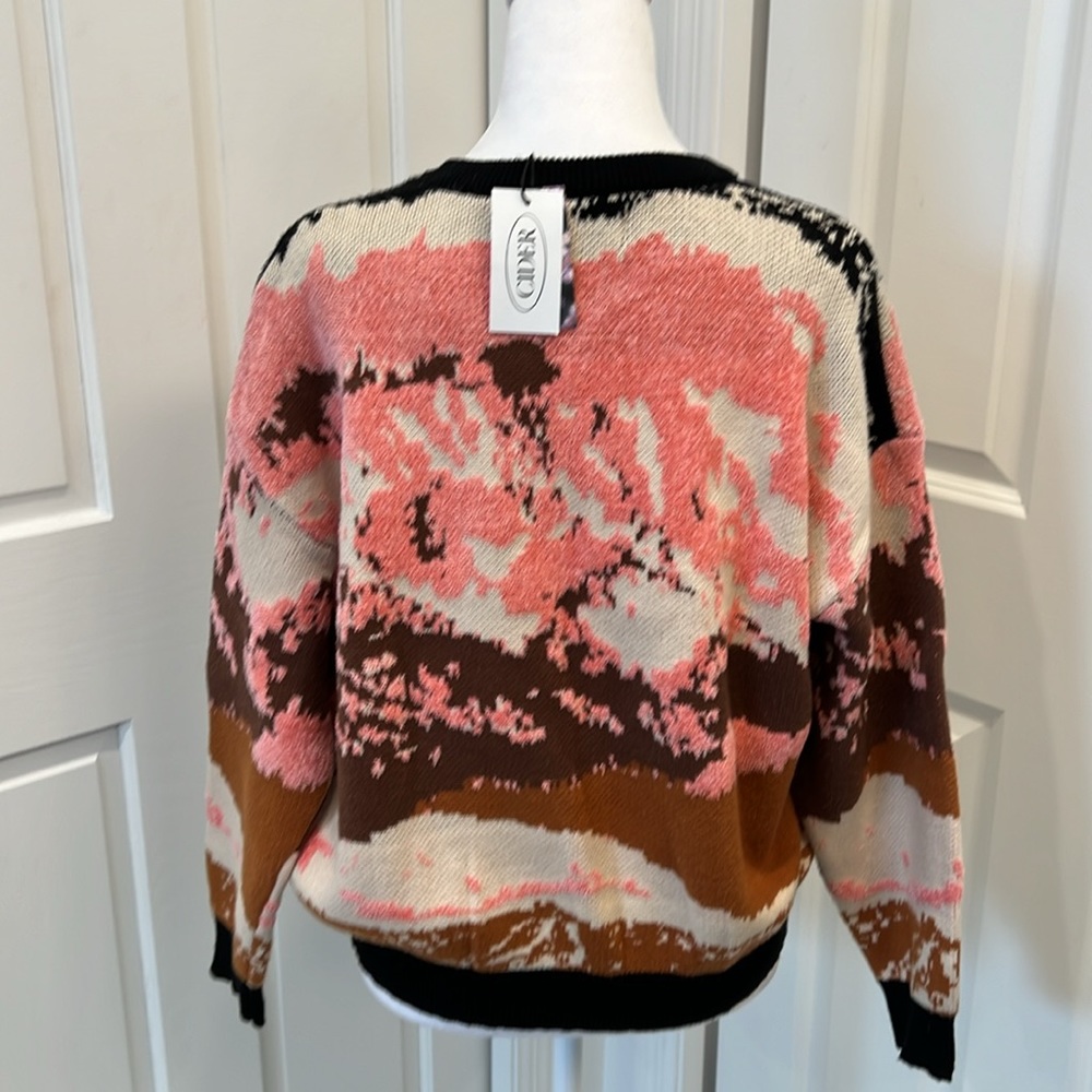 Cider Spring Cherry Blossom Sweater - image 2